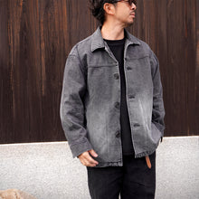 画像をギャラリービューアに読み込む, gentle coat indigo 40's wash BK/ジェントルコート インディゴ 40'sウォッシュ (ブラック)