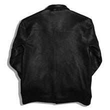 画像をギャラリービューアに読み込む, leather gentle coat/レザージェントルコート