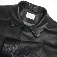 画像をギャラリービューアに読み込む, leather gentle coat/レザージェントルコート