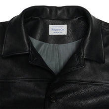 画像をギャラリービューアに読み込む, leather gentle coat/レザージェントルコート