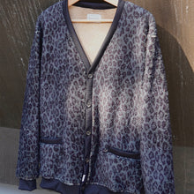 画像をギャラリービューアに読み込む, military leopard cardigan/ミリタリーレオパードカーディガン