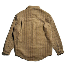 画像をギャラリービューアに読み込む, Moleskin stripe shirt/モールスキンストライプシャツ