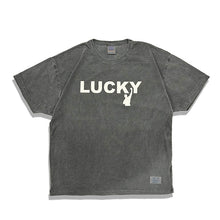 画像をギャラリービューアに読み込む, drop LUCKY tee (F.BK)/ドロップラッキーティー(ブラック)