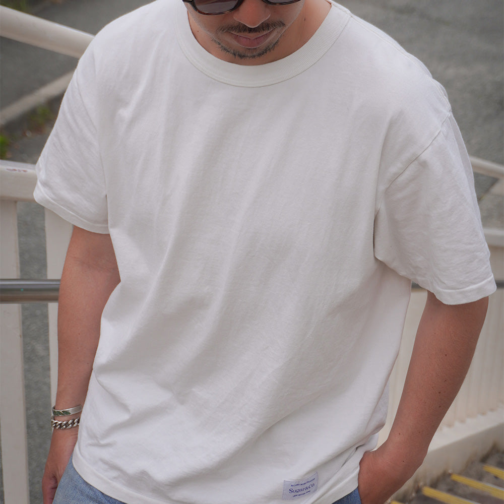 standard drop tee(WHT) /スタンダードドロップティー(ホワイト