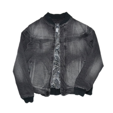 画像をギャラリービューアに読み込む, DENIM sugar cap jacket 90's wash BLACK /デニムシュガーカップジャケット90's ウォッシュブラック
