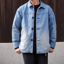 画像をギャラリービューアに読み込む, gentle coat indigo 40&#39;s wash/ジェントルコート インディゴ 40&#39;sウォッシュ
