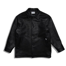 画像をギャラリービューアに読み込む, leather gentle coat/レザージェントルコート
