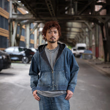 画像をギャラリービューアに読み込む, denim windproof hoodie(worker&#39;s wash)/デニムウィンドプルーフフーディー
