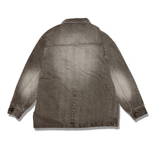 画像をギャラリービューアに読み込む, gentle coat indigo 40&#39;s wash BK/ジェントルコート インディゴ 40&#39;sウォッシュ (ブラック)
