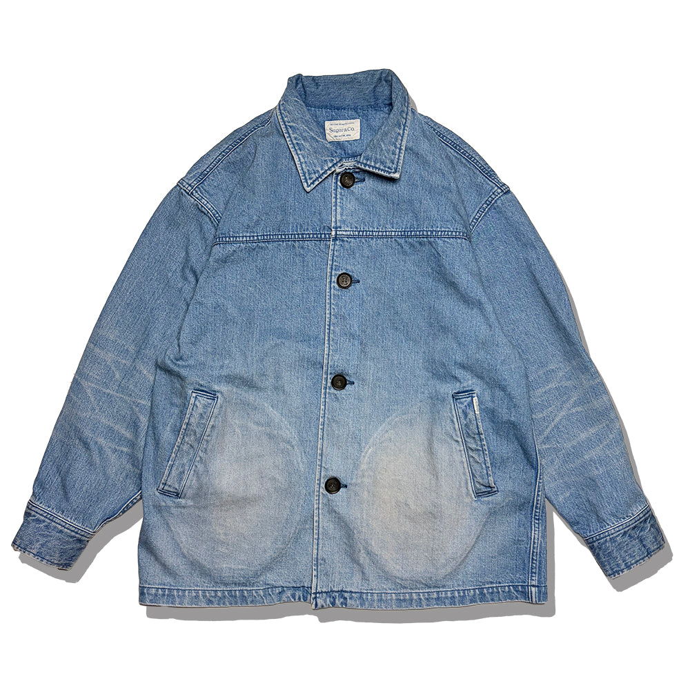 gentle coat indigo 40's wash/ジェントルコート インディゴ 40'sウォッシュ