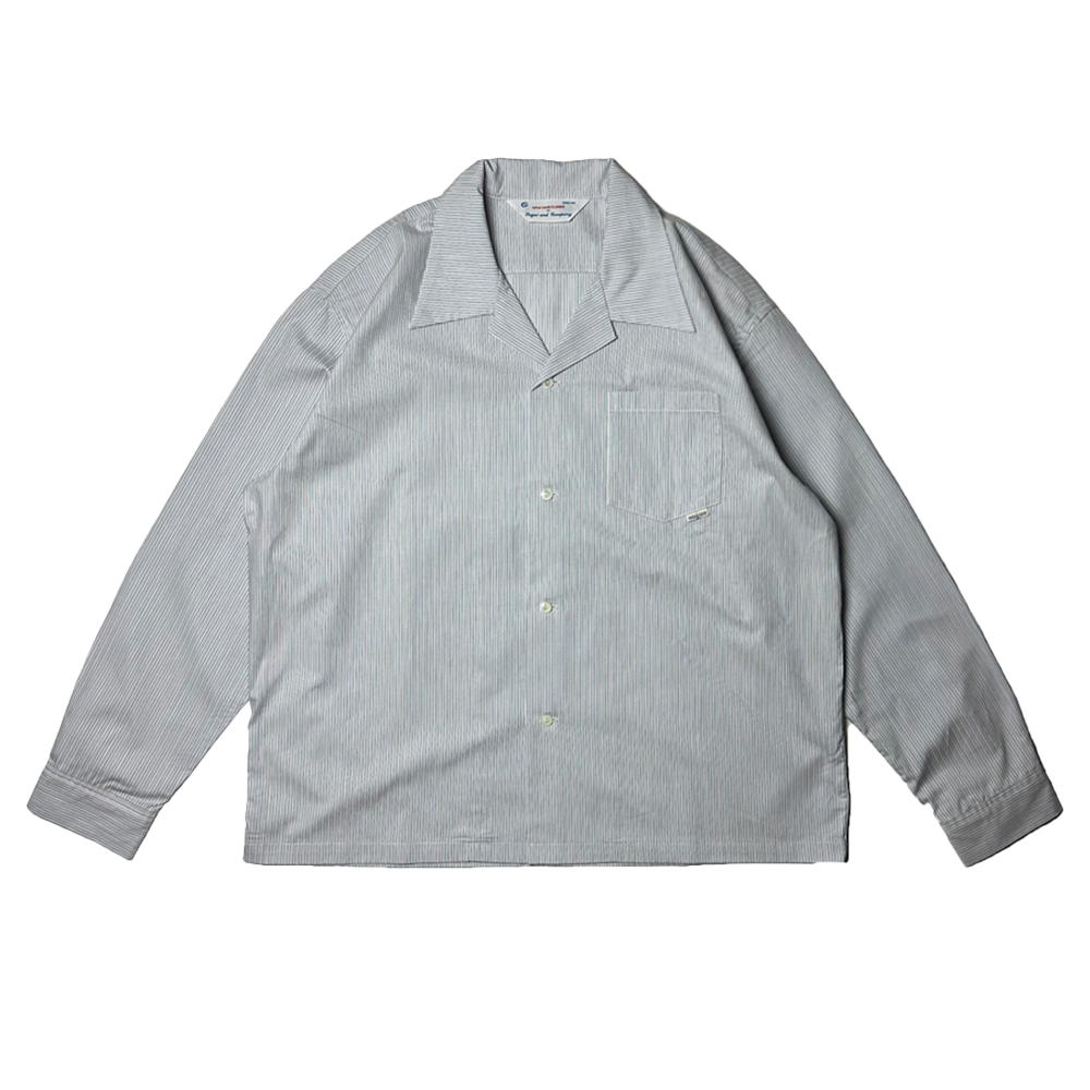 Stripe Resort Shirt (Banshu-ori)/ストライプリゾートシャツ(播州織)