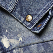 画像をギャラリービューアに読み込む, Denim Windproof Jacket(worker&#39;s wash)/ デニムウインドプルーフジャケット (加工)
