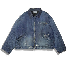 画像をギャラリービューアに読み込む, Denim Windproof Jacket(worker&#39;s wash)/ デニムウインドプルーフジャケット (加工)
