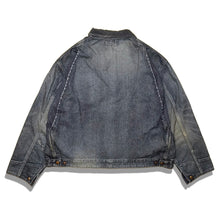 画像をギャラリービューアに読み込む, Denim Windproof Jacket(worker&#39;s wash)/ デニムウインドプルーフジャケット (加工)
