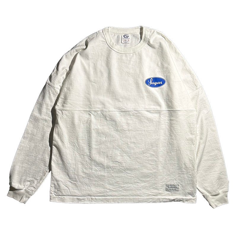 drop L/S tee WHT/ドロップL/Sティーホワイト