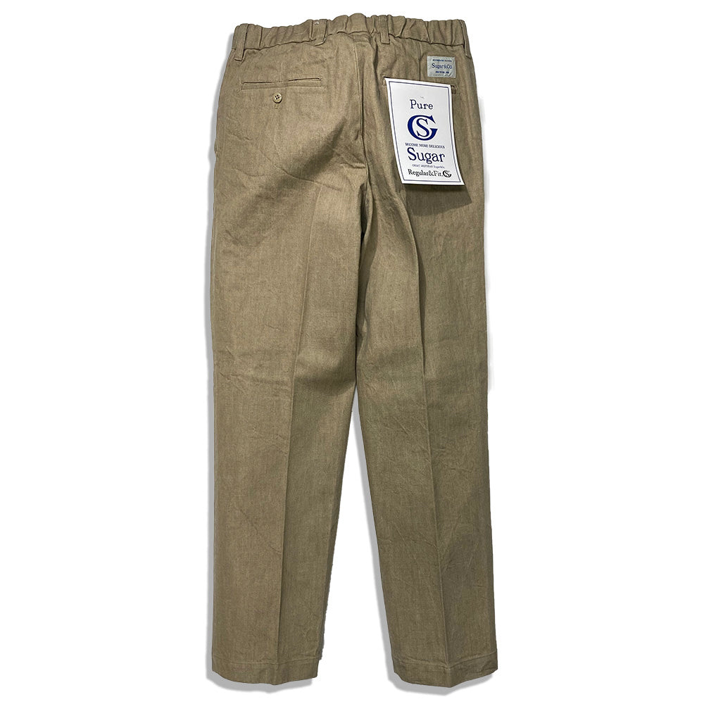 Sugar&Co. ベージュ daddy’ s pants daddy's pants Regular&Fit. 1tack(BEIGE)/ダディーズパンツ